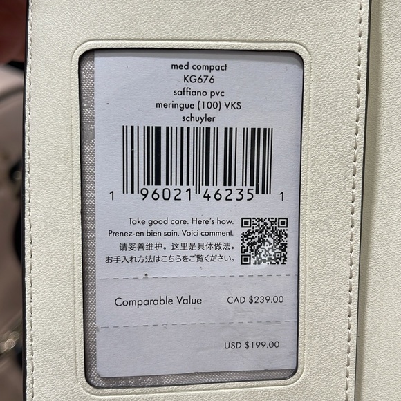 Kate Spade Schuyler Medium Compact Bifold Wallet
Meringue
NWT - Picture 11 of 16